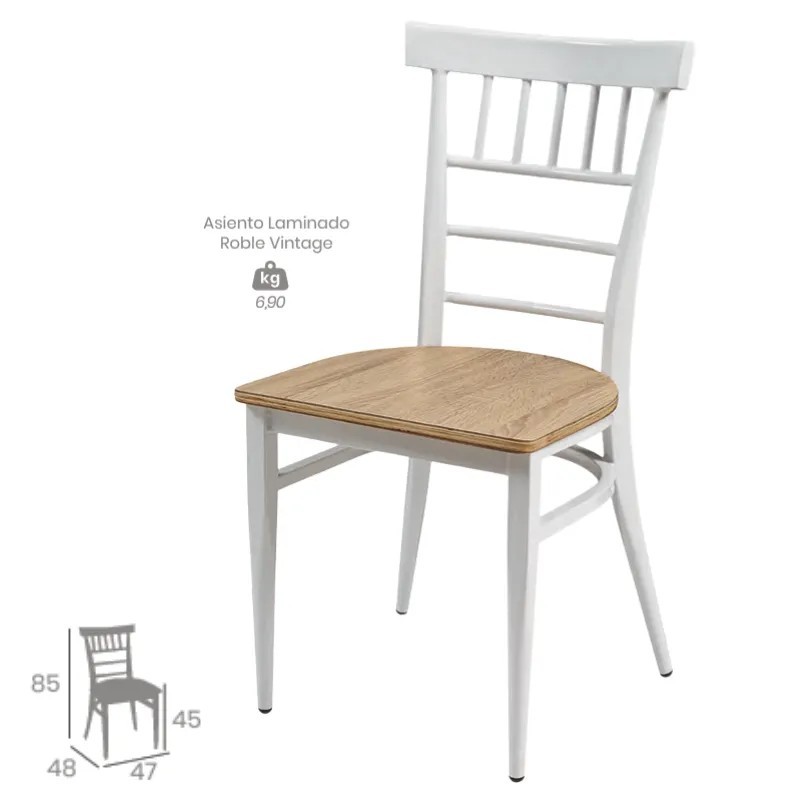 Silla Nevada | Silla Personalizable para Hostelería