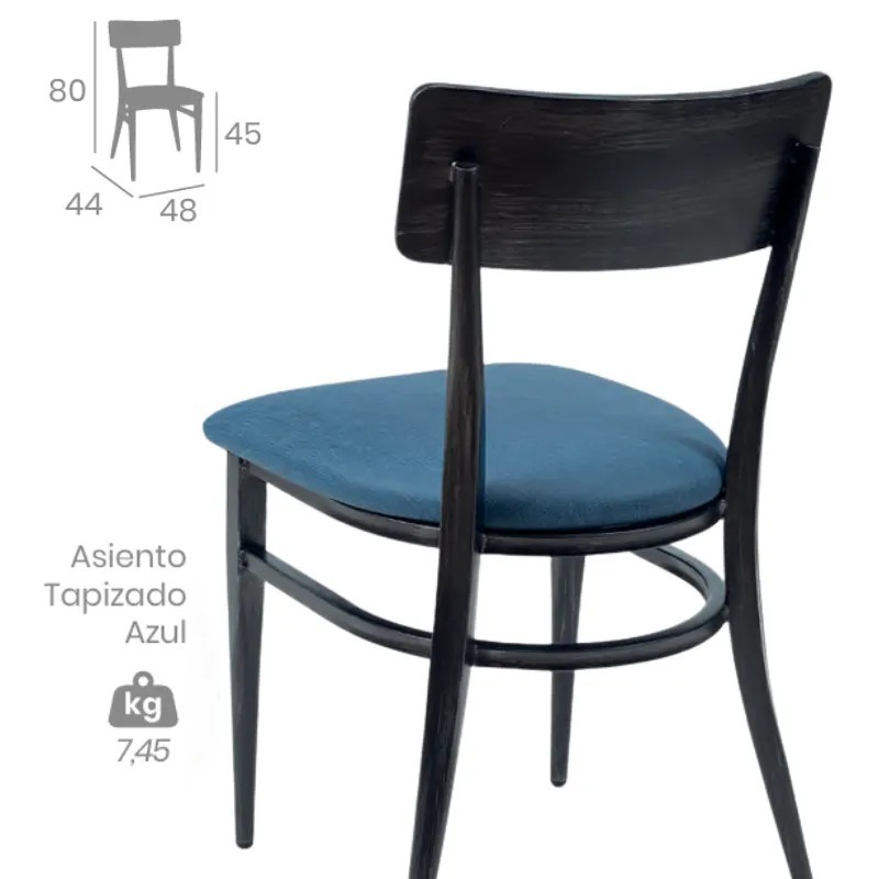 Silla Pensilvania | Silla Hostelería de Acero Personalizable