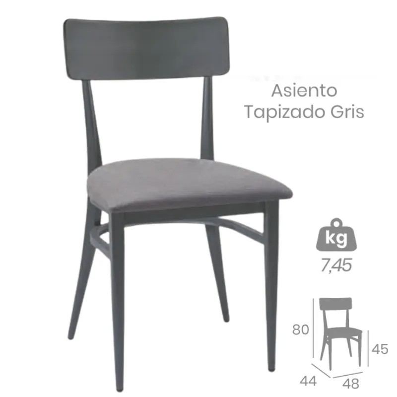 Silla Pensilvania | Silla Hostelería de Acero Personalizable