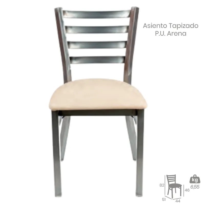 Silla América | Silla Metálica Personalizable Para Hostelería