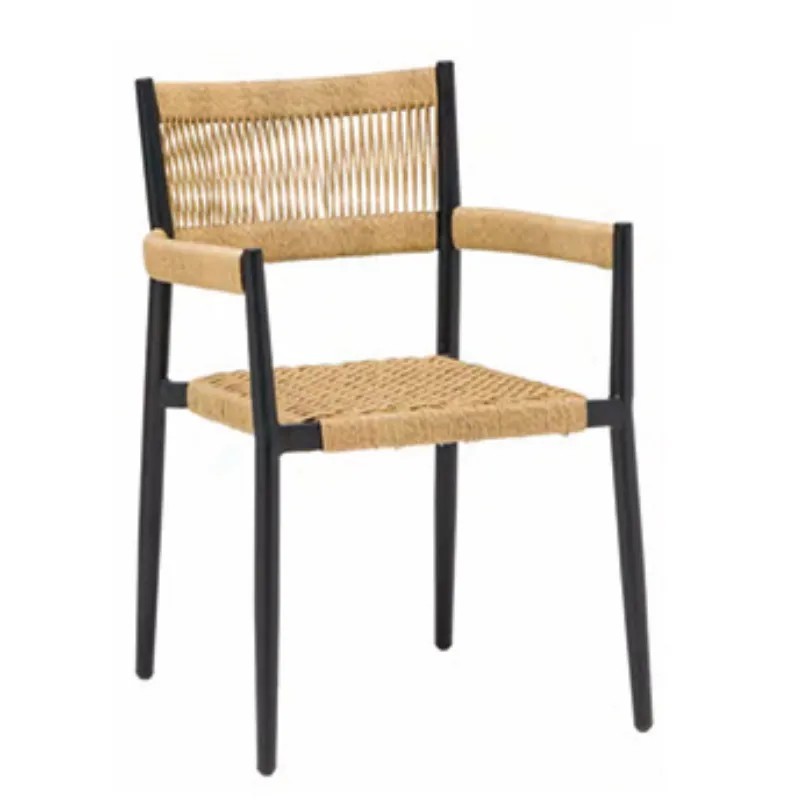 Sillón exterior de aluminio con reposabrazos | Terraza