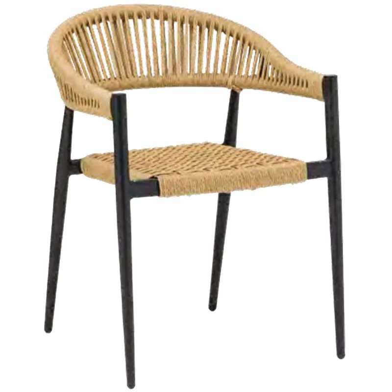 Sillón exterior aluminio y rope | Terraza y jardín moderno