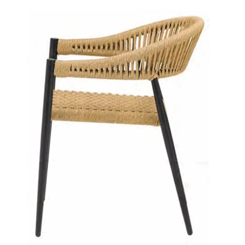 Sillón exterior aluminio y rope | Terraza y jardín moderno