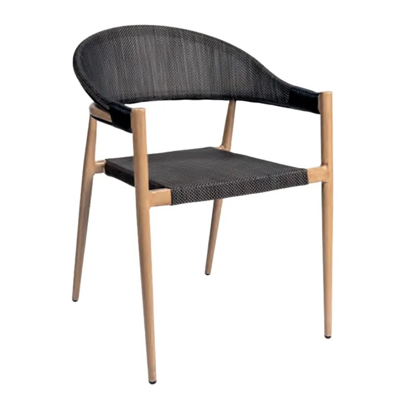 Sillón de aluminio y textilene | Exterior y terraza
