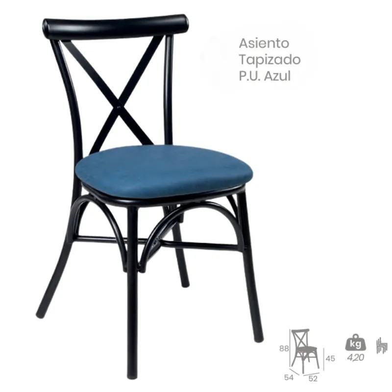 Silla Ático De Aluminio  | Mobiliario Hostelería 2