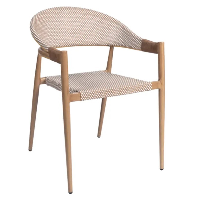 Sillón de aluminio y textilene | Exterior y terraza