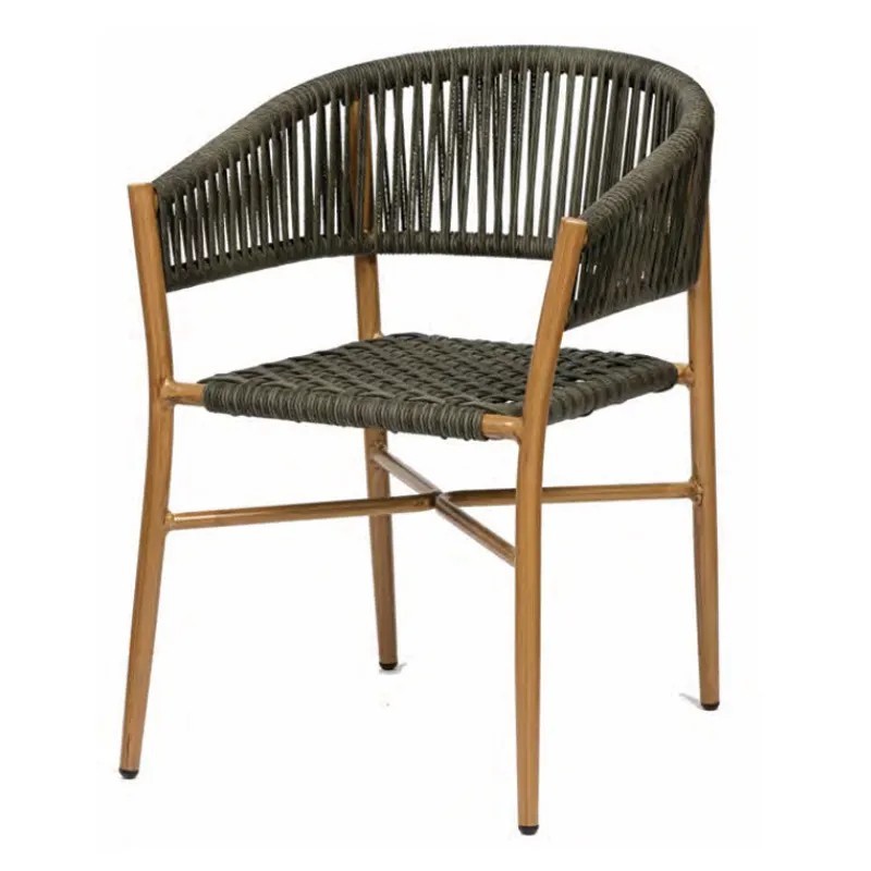Sillón Havana aluminio exterior apilable | Terraza