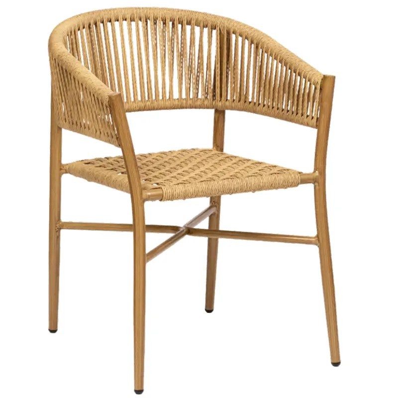 Sillón Havana aluminio exterior apilable | Terraza