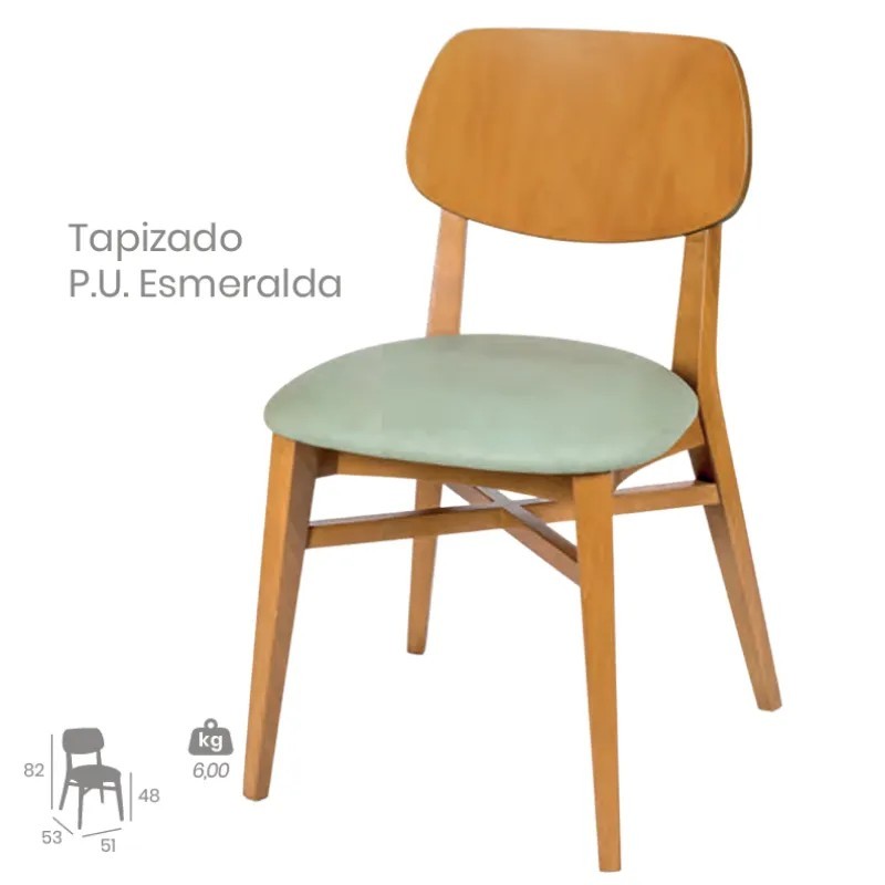 Silla Slovenia de Madera | Silla para Hostelería