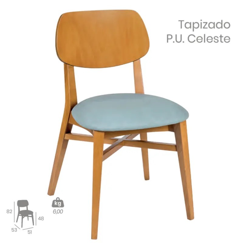 Silla Slovenia de Madera | Silla para Hostelería