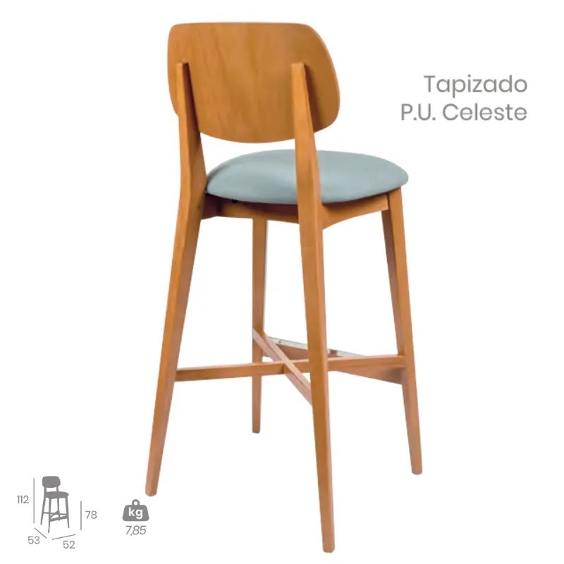 Taburete Slovenia de Madera | Taburete Hostelería