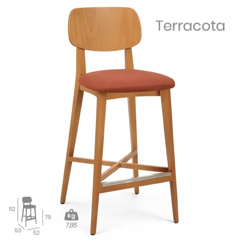 Taburete Slovenia de Madera | Taburete Hostelería