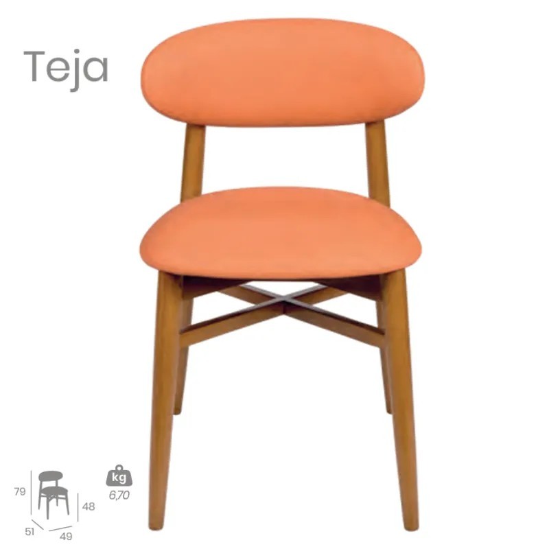 Silla Sinfonía Tapizada | Silla para Hostelería