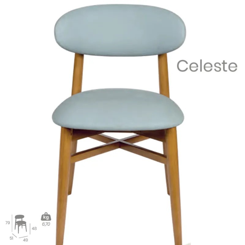 Silla Sinfonía Tapizada | Silla para Hostelería