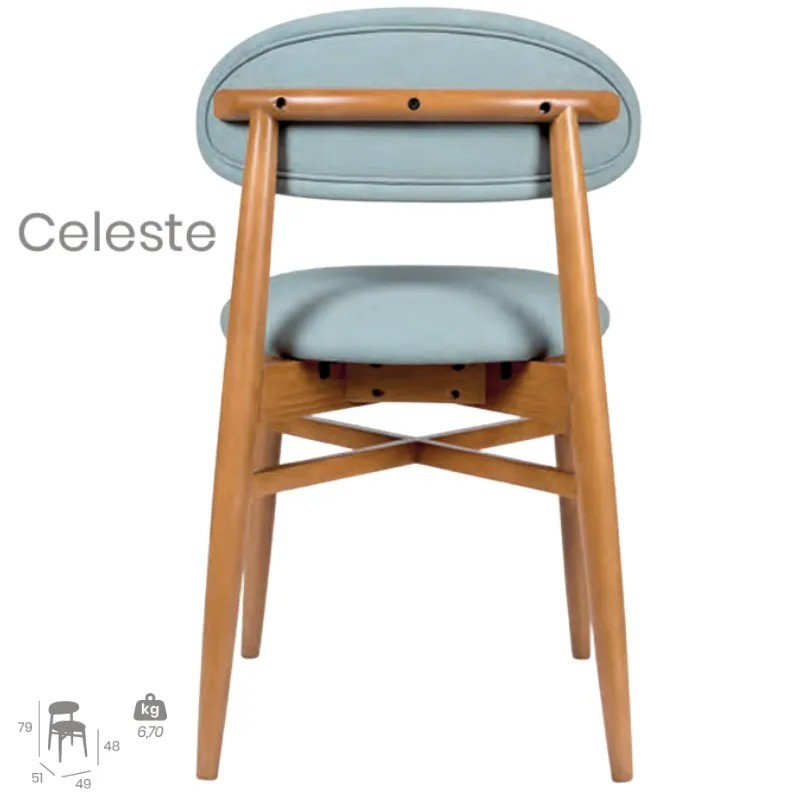 Silla Sinfonía Tapizada | Silla para Hostelería