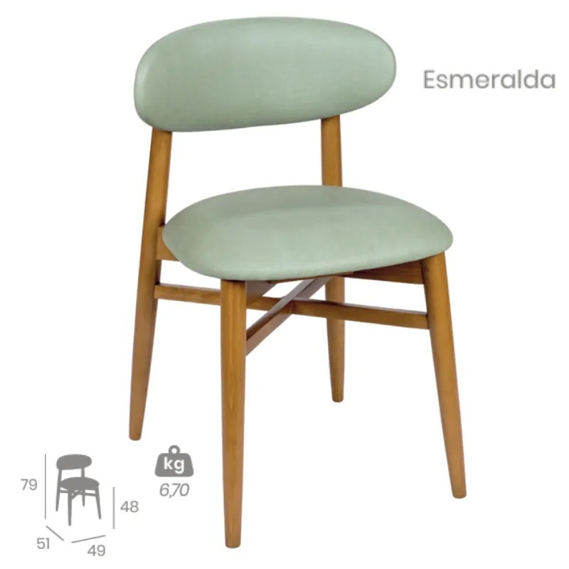 Silla Sinfonía Tapizada | Silla para Hostelería