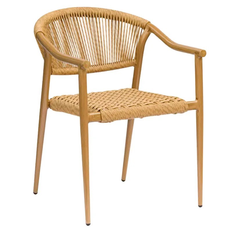 Sillón aluminio exterior apilable | Terraza