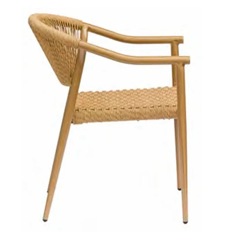 Sillón aluminio exterior apilable | Terraza