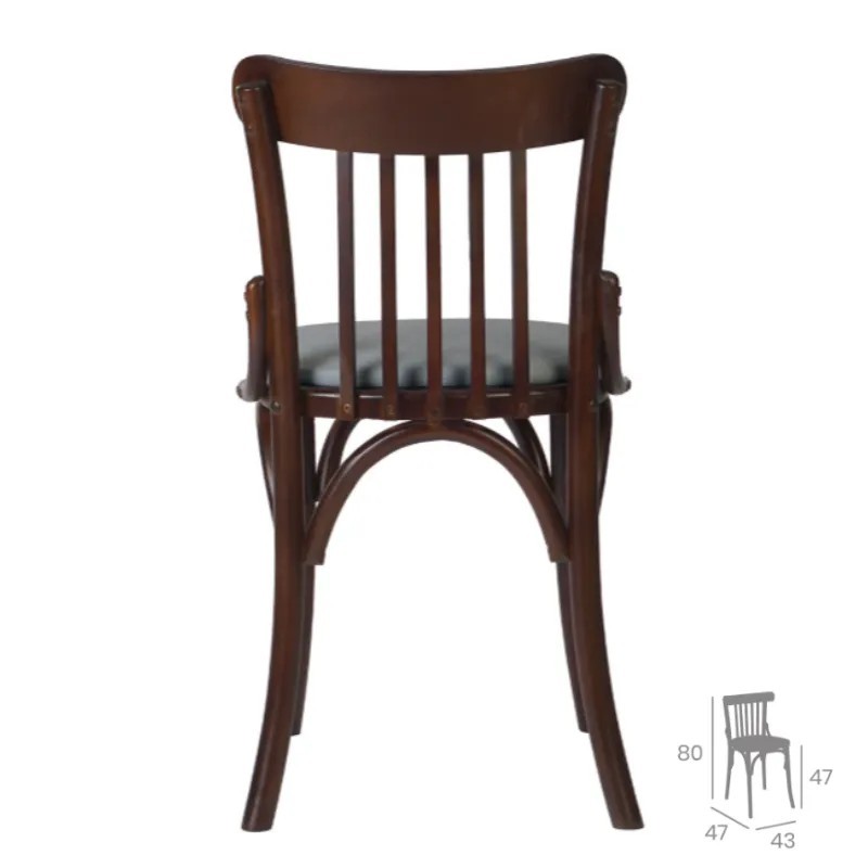 Silla Hamburgo Plus Tapizada | Silla Thonet para Hostelería