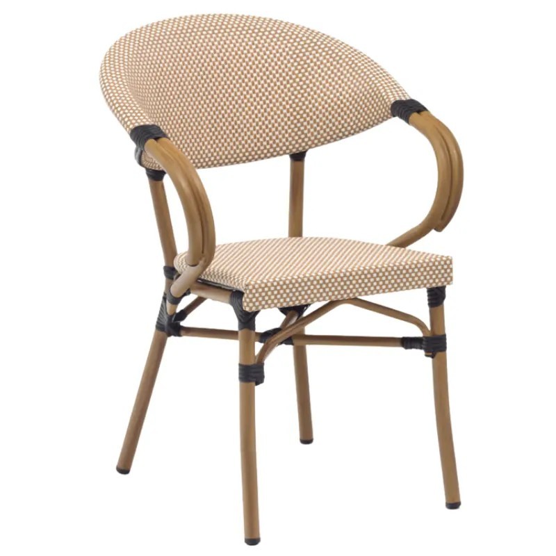 Sillón Filipinas Textilene Exterior | Sillón Bistró Aluminio