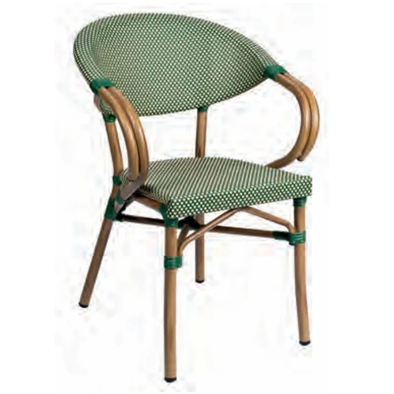 Sillón Filipinas Textilene Exterior | Sillón Bistró Aluminio 2