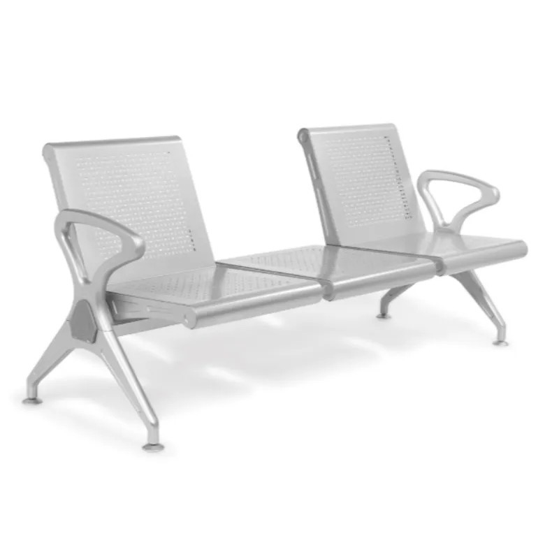 Bancada 2 Asientos Con Mesa | Para Sala De Espera