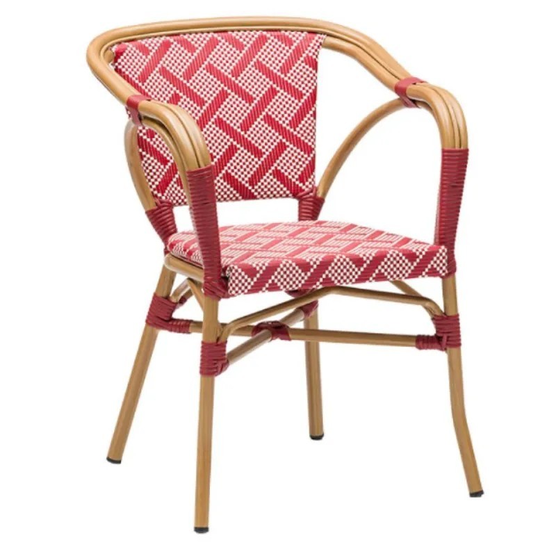 Sillón Elisseos Textilene Exterior | Sillón Bistró Apilable