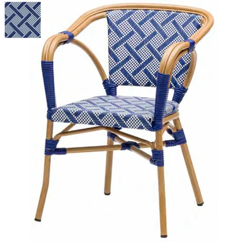 Sillón Elisseos Textilene Exterior | Sillón Bistró Apilable