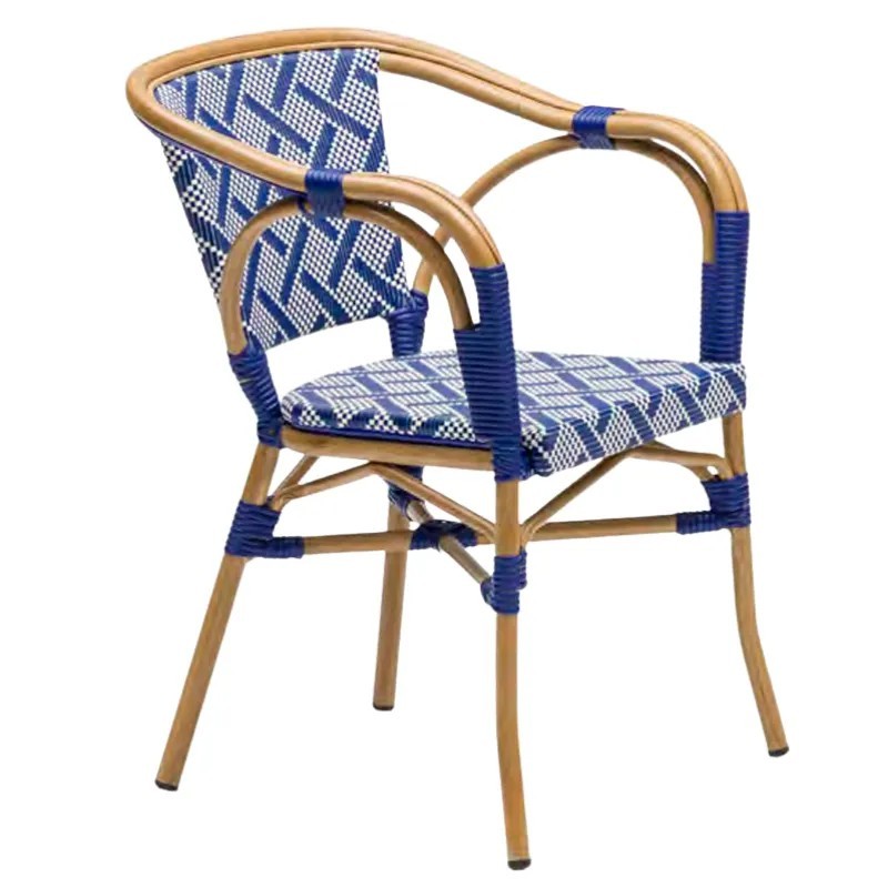 Sillón Elisseos Textilene Exterior | Sillón Bistró Apilable