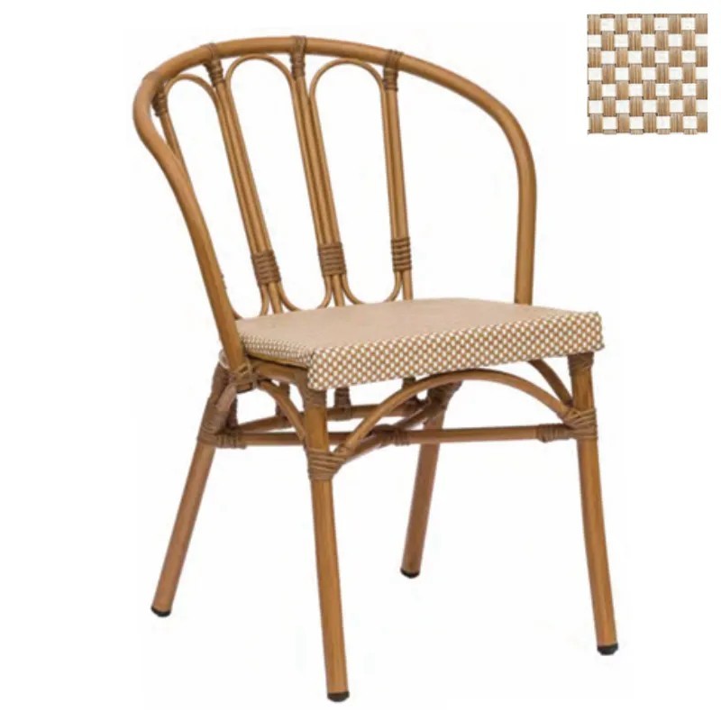 Silla Nassau Textilene Exterior | Silla Bistró Aluminio