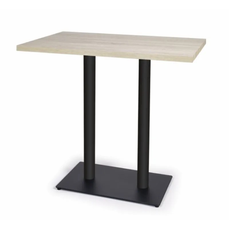 Mesa Kolonia Doble Alta | Base Rectangular Para Hostelería