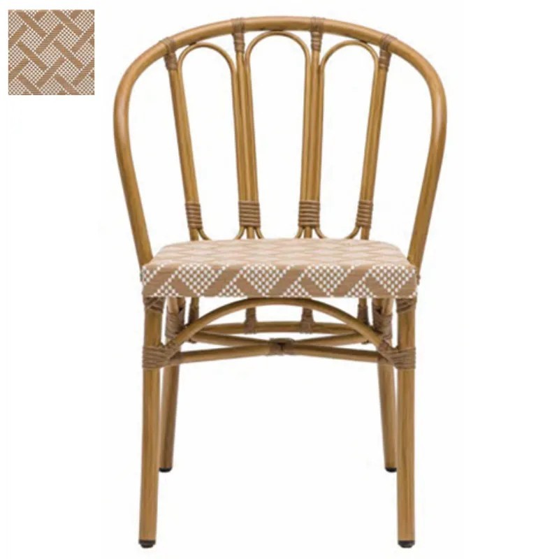 Silla Nassau Textilene Exterior | Silla Bistró Aluminio 2