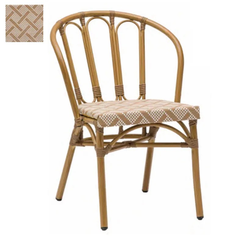 Silla Nassau Textilene Exterior | Silla Bistró Aluminio