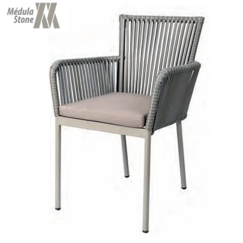 Sillón Formentera Médula Exterior | Sillón Aluminio con Cojín