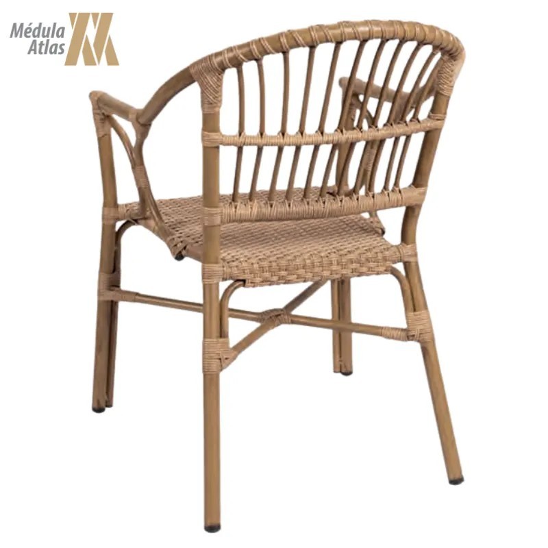 Sillón Martinica Médula Exterior | Sillón Bistró Aluminio