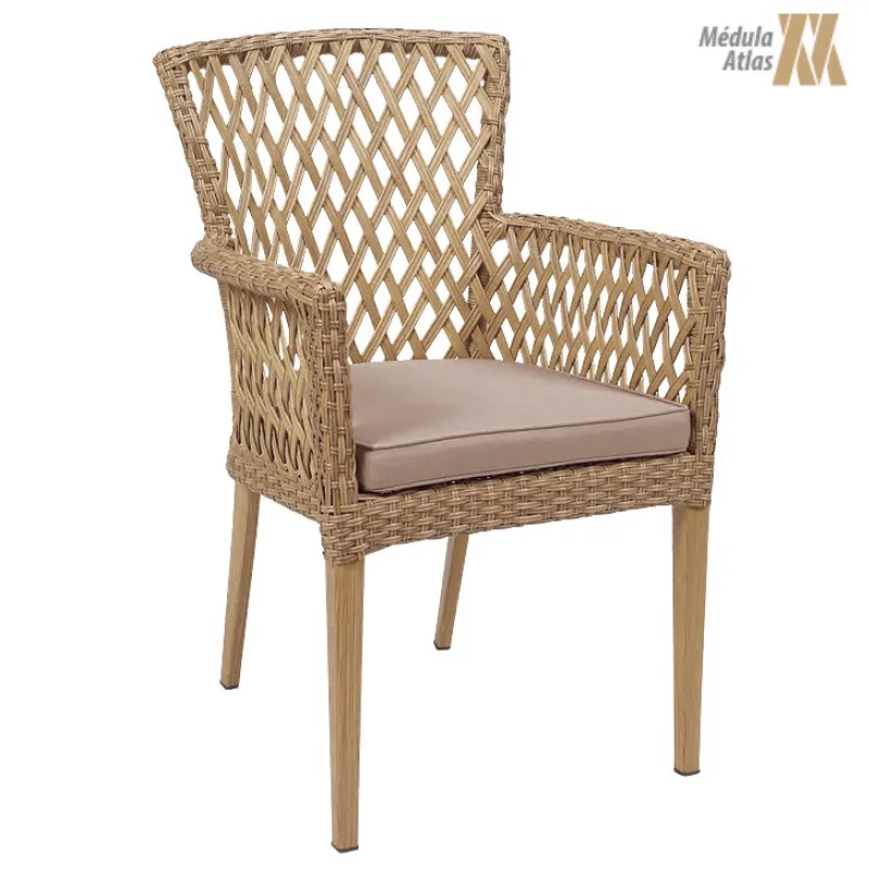 Sillón Kioto Médula Atlas Exterior | Sillón Aluminio con Cojín