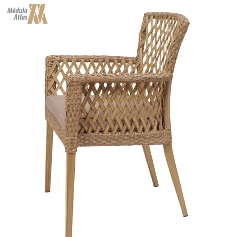 Sillón Kioto Médula Atlas Exterior | Sillón Aluminio con Cojín 2