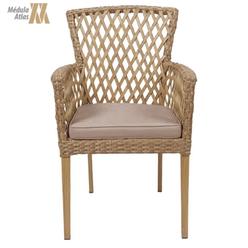 Sillón Kioto Médula Atlas Exterior | Sillón Aluminio con Cojín