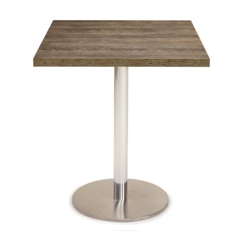 Mesa Nápoles para Hostelería | Base Redonda de Inox