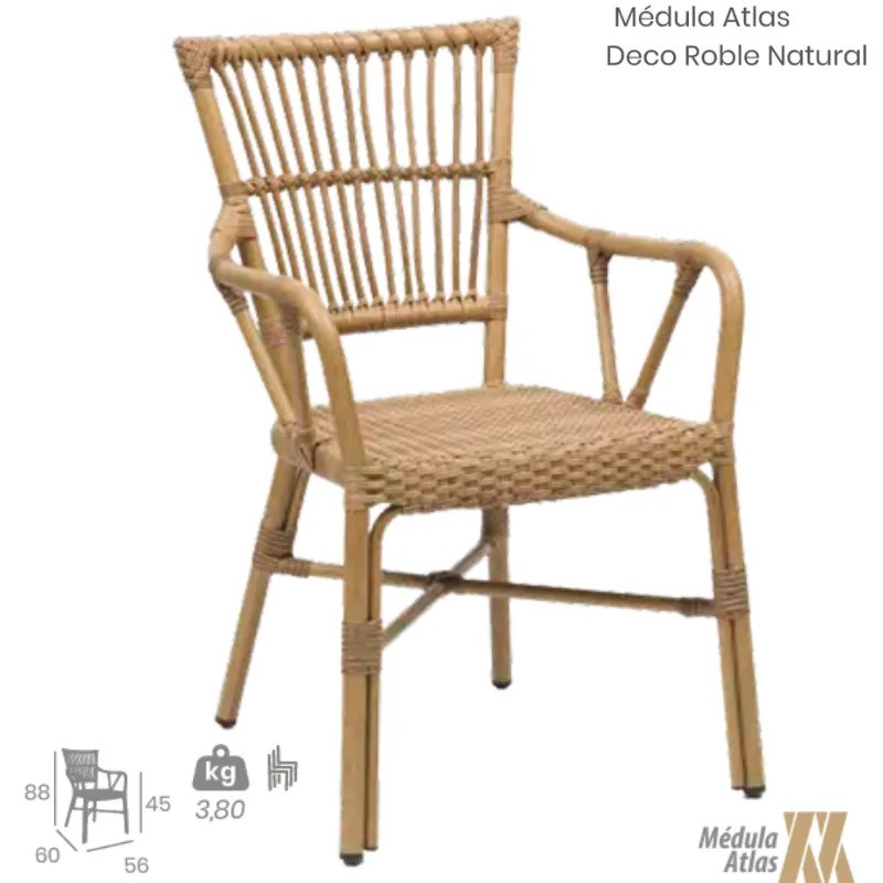 Sillón Polinesia Médula Exterior | Sillón Aluminio Hostelería
