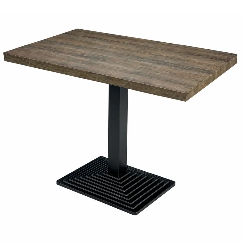 Mesa Época Base Rectangular | Mesa de Fundición para Hostelería
