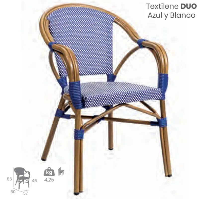 Sillón Biarritz Exterior | Médula y Textilene Hostelería