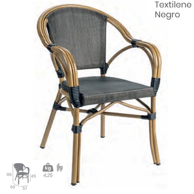 Sillón Biarritz Exterior | Médula y Textilene Hostelería