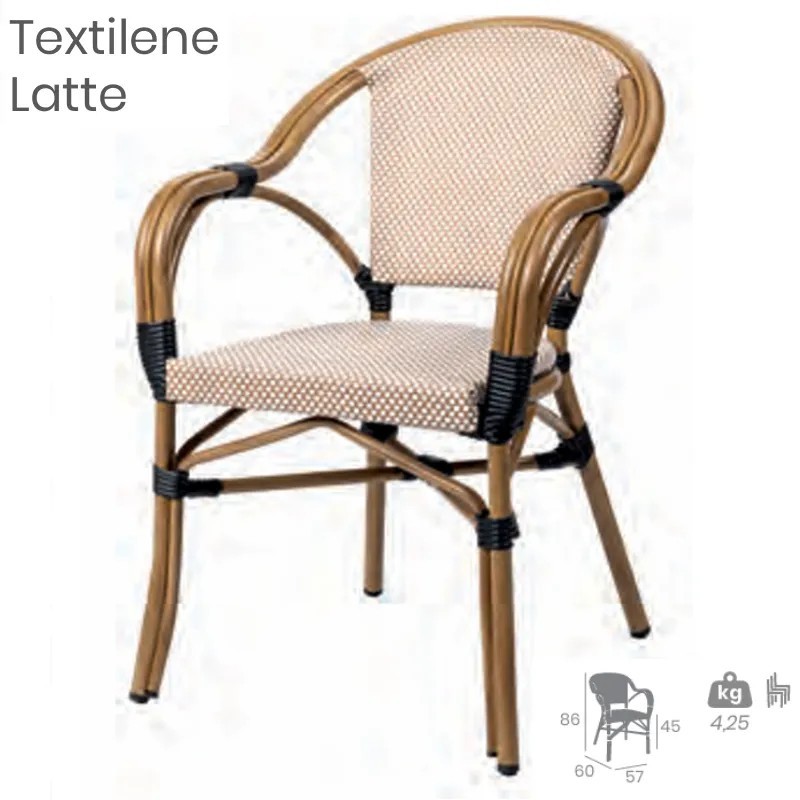 Sillón Biarritz Exterior | Médula y Textilene Hostelería