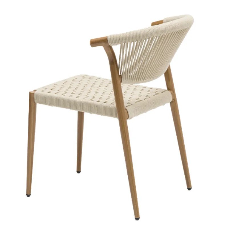 Silla Sídney de Aluminio y Rope | Hostelería