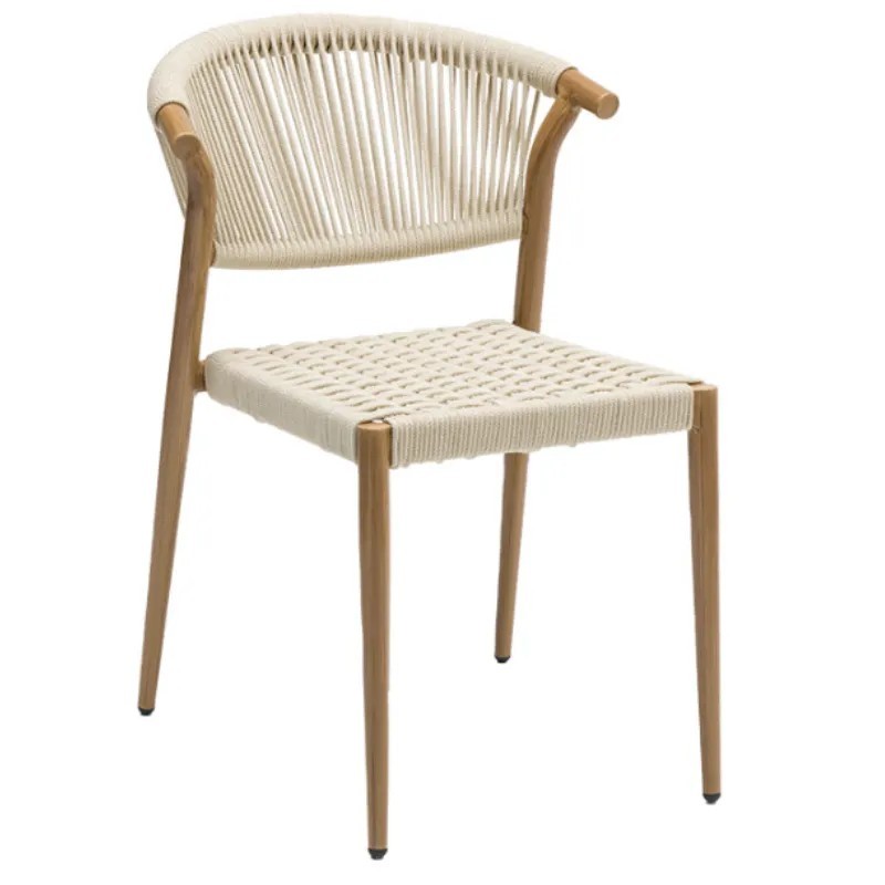 Silla Sídney de Aluminio y Rope | Hostelería