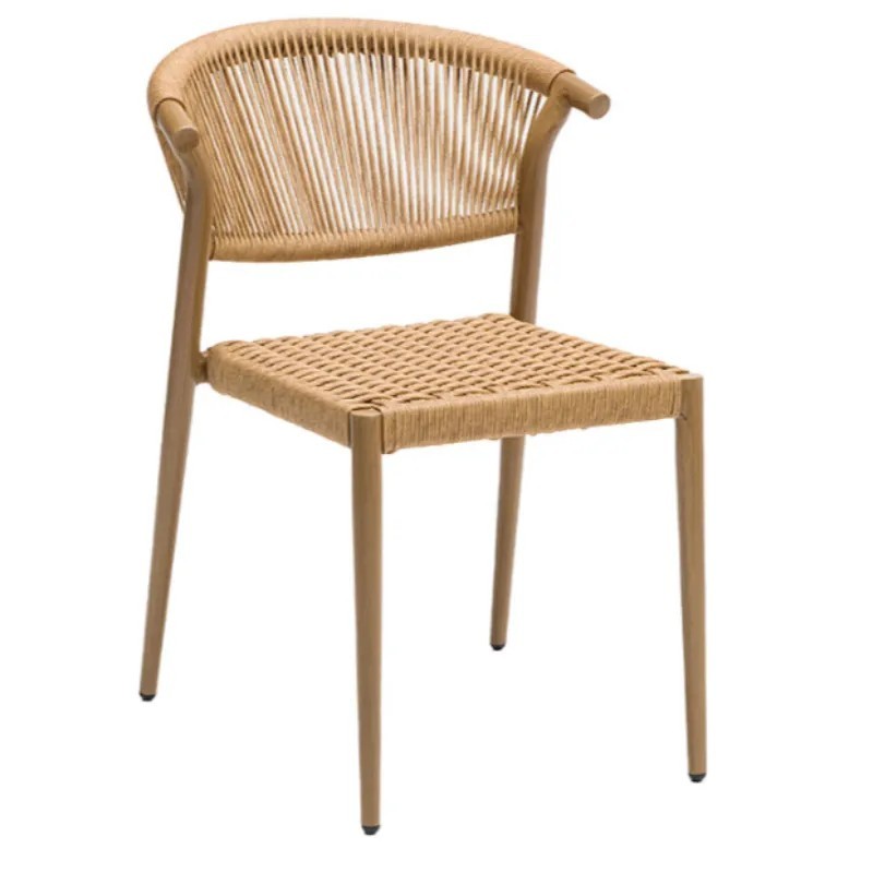 Silla Sídney de Aluminio y Rope | Hostelería