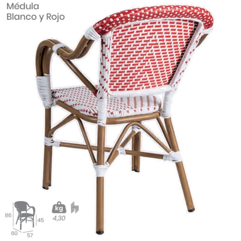 Sillón Biarritz Exterior | Médula y Textilene Hostelería