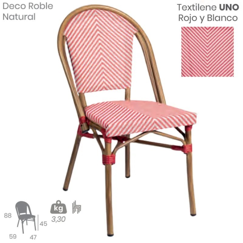 Silla Tivoli Exterior | Textilene Hostelería