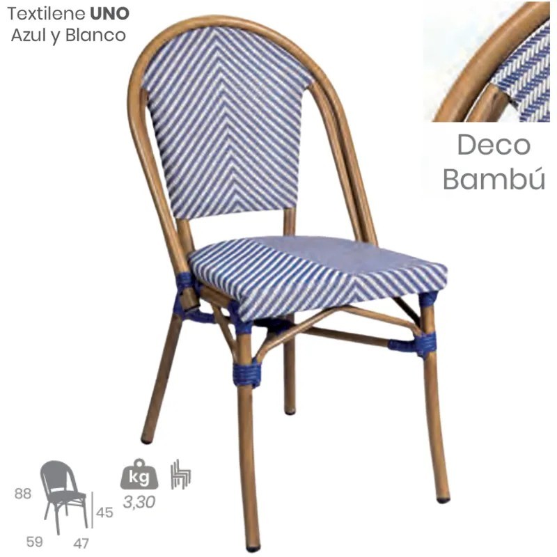 Silla Tivoli Exterior | Textilene Hostelería